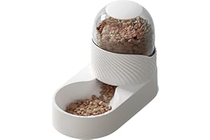 Moxeupon Mangeoirs Et Abreuvoirs pour Chats, Mangeoire pour Compagnie Distributeur Eau Chat Automatique, Bol Mangeoire pour Chien par Gravité, Mangeoire pour Chat GranCapacité