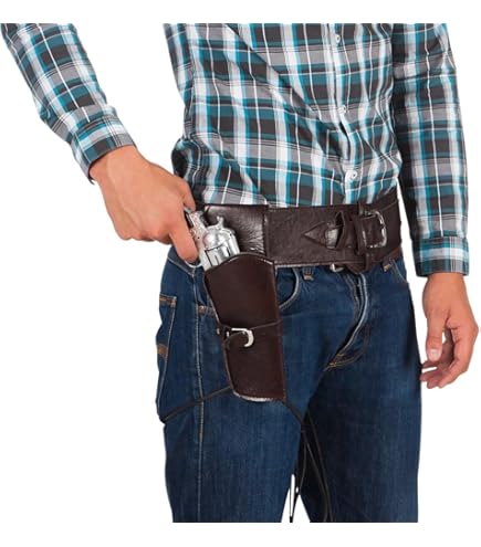 Goldschmidt Cowboy Sheriff Accessoires Set 4-teilig – Mit Hut, Revolver, Lasso & Stern Für Karneval