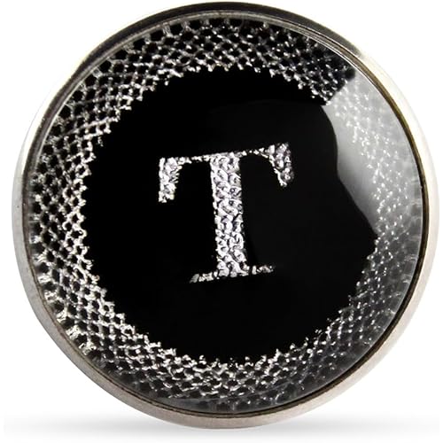 Kavove Black Colored Alphabet Lapel Pin