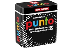 Game Factory 646214 Punto, Mini-Kartenspiel in handlicher Metalldose, Punkt über Punkt zum Sieg, cleveres Reisespiel für Erwachsene und Kinder ab 7 Jahren, deutschsprachige Edition