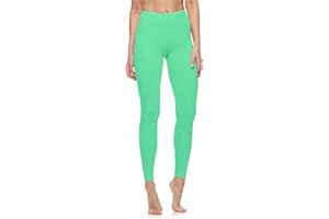 Merry Style Lunghi Leggings Fuseaux Sportivi da Donna Pratico Modello a Vita Alta in Cotone Naturale MS10-198