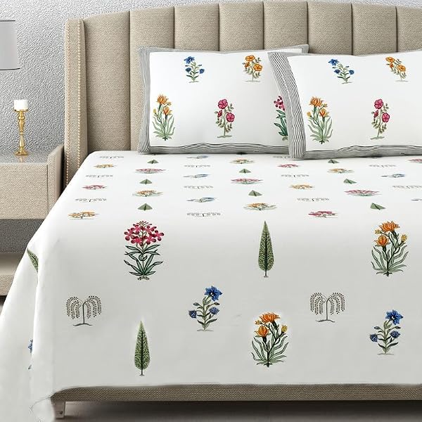 Zenoni & Colombi Lenzuola Matrimoniale King 100% Percalle di Cotone TC 210 - Set Completo letto compreso di lenzuolo sopra, sotto e federe, Made in Italy (Matrimoniale King Size, Avorio