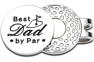 FLEURE ESME Golf Ball Marker Hat Clip Golf Daddy Magnetic Golf Ball Marker for Dad Fathers Day Birthday Gifts Idea Golf Lover Dad Gifts for Him Funny Golf Ball Marker for Daddy Papa Christmas Summer Gifts for Him