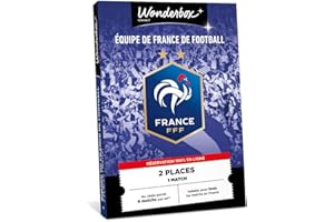 Tick&Box - Coffret Cadeau - Equipe De France De Football - 1 Match pour 2 Personnes sur un même Match au Stade de France - Idée Cadeau Supporters des Bleus