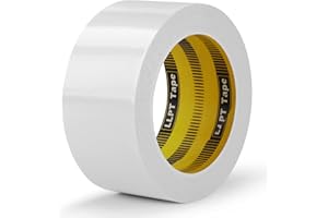 LLPT Double Sided Tape 50mm x 15m Sticky Adhesive Craft Tapes Translucent Ultra Thin Tear by Hand for DIY Crafts Scrapbooking Arts Photography Fabric Glue Alteration (SPD5015CR01)