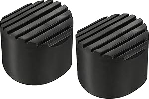 sourcing map Échelle Antidérapant Pieds Tapis 68mm ID Caoutchouc Rond Télescopique Échelle Accessoires Coussin Housse Coussin pour Échelle Protection Noir 2Pcs