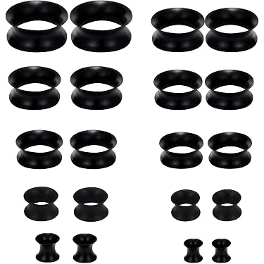 Briana Williams Kit 32pcs Écarteurs Oreilles 10-24mm - Acier Inox & Acrylique