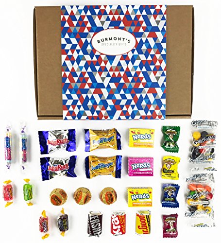 Scatola Selezione Caramelle E Cioccolatini Americani Premium - Con, Reese's, Warheads, Jolly Rancher, Nerds E Tanto Altro! - Cesta In Esclusiva Per Burmont's