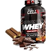 Procell Whey Proteins 2kg (Chocolate) Zero Sugar, 21g Protein, 66 Whey Protein Concentrate and Whey Isolate - Protein for Mus