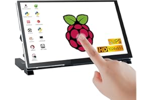 LAFVIN 7 pulgadas HDMI LCD 1024 x 600 Resolution Capacitive Touch Screen IPS Display Module Compatible with Raspberry Pi 4 3 2 1 B B+ A+, PC, Supports Windows 10/8.1/8 / 7