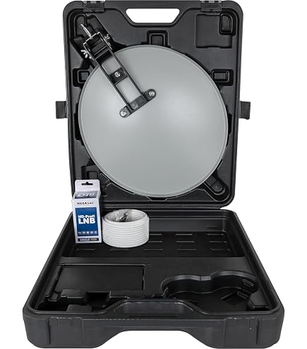 MegaSat Commutateur DiSEqC 4/1 Pro - Switch 4 Satellites (4 SAT / 0 Terrestre) Robuste Et Fiable Pour Réception Multi-Sat