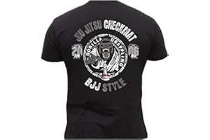 Dirty Ray Artes Marciales MMA Gorilla Jiu-Jitsu Checkmat camiseta hombre T-shirt DT19