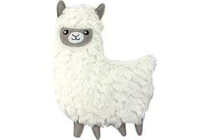‎MONSTERZEUG Monsterzeug Körnerkissen in Tierform Lama, Mikrowellenbeheizbares Plüschtier, 100% biologisch mit Lavendelduft, Deko-Wohnaccessoire