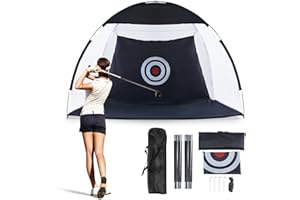 LEMROE Reti da golf professionali per guida in cortile/con tappetino da golf da giardino con borsa per il trasporto