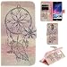 Produktbild Ooboom® LG K8 2017 Hülle Flip PU Leder Schutzhülle Handy Tasche Case Cover Wallet Standfunktion mit Kartenfächer Magnetverschluss für LG K8 2017 - Traumfänger