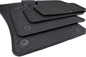 ‎KFZ-PREMIUMTEILE24 kfz-premiumteile24 Gummimatten Kompatibel mit Ateca (575) Karoq (NU) ab 2017 Fußmatten Allwetter Automatten Premium Qualität 100% Passgenau schwarz 4-teilig