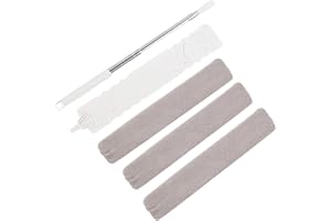 JEBBLAS Spazzola estendibile per la pulizia degli spazi vuoti, spazzola antipolvere con manico extra lungo, spazzola regolabile per pulire il letto alto soffitti mobili fondo della casa