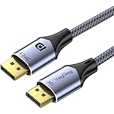 VegGieg Displayport 16K 60Hz 8K 240Hz 4K 240Hz 80 Gbps HDR ARC &Ouml;rg&uuml;l&uuml; DP 2.1 Kablo 2 Metre