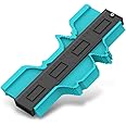 Openja Contour Gauge Duplicator 10 Inch Profile Gauge Measure Ruler Contour Duplicator Plastic Irregular Ruled Deep Contour Copy Gauge for Precise Measurement Tiling Laminate Wood Marking Tool.