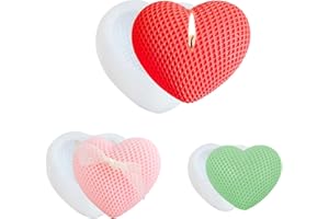 ‎WISIRENT WISIRENT 3 Stück Silikonformen Gießformen Herz, Silikonform Herz für Diy Seife, Schokolade, Kuchen Dekoration