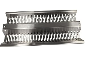 Koch #93 Rostfreie Flavour Bar W-Form 376x178x37mm - Ersatzteil für Burnhard Fred Serie: Fred Basic, Fred Deluxe, Fred Jr, Big Fred Basic, Big Fred Deluxe, Flammenverteiler Edelstahl 1,25mm 800g