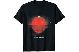 Imagine Dragons Offizielles Loom Album T-Shirt, Schwarz, Unisex, Kurzarm, S, Klassisch, Reguläre Passform