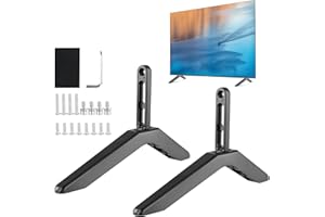 VEHOUKLI TV Stand Legs, Replacement TV Stand Legs, TV Base Pedestal Feet Stand Mount for Most LED Plasma Flat Screen