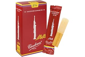 Vandoren rörblad Sopransaxofon Java Filed Red Gauge: 2 1/2