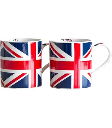 Lesser & Pavey LP33591 Mug Union Jack En Porcelaine Fine Avec