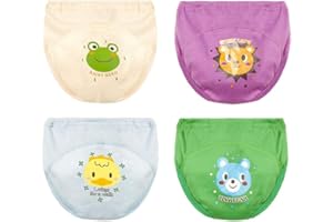 MORBUY-SHOP Culotte d'apprentissage Lavables Bébé, Morbuy Coton Couche-Culotte Anti-Fuite Potty Pantalon de Formation Imperméables pour Garçon et Fille, 6 à 36 Mois