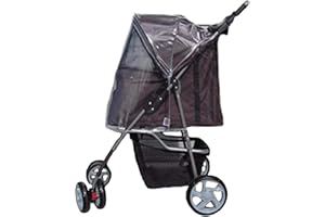 A RAINCOVER for dog stroller Foxhunter Pet Buggy/Pushchair/Pram for Dogs & Cats
