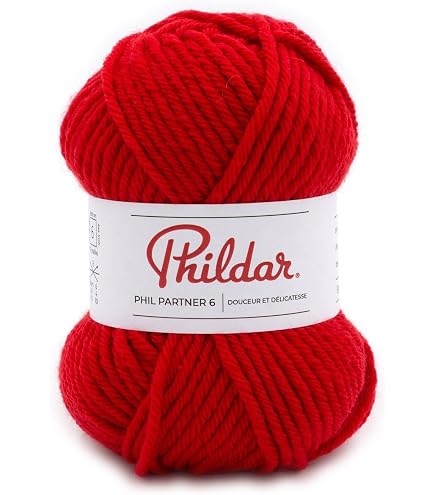 Lot De 6 Pelotes De Laine Phildar Qualité Alpages - 25% Laine, Idéal Pour Tricot