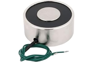 Aexit DC 12V 40KG Lifting Holding Round Magnet Electromagnet Solenoid 49mm Dia (b453d9b31b74eeb92ec2a011cbef034e)