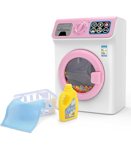 Frigo Jouet Pour Enfants 3 Ans Et + - Avec Glaçons, Sons Réalistes, Ustensiles Et Aliments Jouets (Blanc) - 3