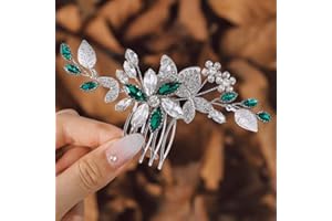 IYOU Błyszczący kryształowy grzebień do włosów dla panny młodej, akcesoria do włosów dla panny młodej i druhny