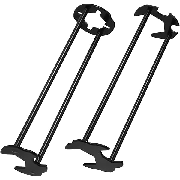 Kitchenassist 2-Piece Basin Wrench Set – Multifunctional Sink Wrench, 7 Sizes, Four-Jaw Head
