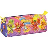 Safta Superthings Guardians of Kazoom Zipped Pencil Case with Compartment, 210x70x80mm, Multicoloured, Standard (812270742)
