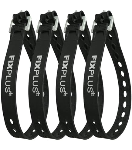 Set 4 Cinghie Fixplus Nano Slim - Cinghie Di Ancoraggio In Plastica E Alluminio - Foto 3