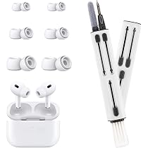 Bouchons Oreille Silicone Pour AirPods Pro 1/2 - Lot 3 Paires (S/M/L) Avec Kit Nettoyage