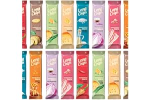 CandyFrizz Selection - Snack - Viaggio gastronomico tra i sapori: Kit Degustazione 5 Confezioni di Long Chips
