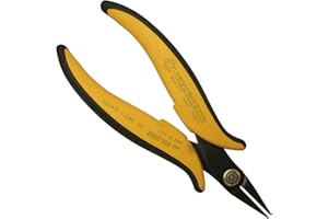 PIERGIACOMI, PN2002 Pinza Corta con becchi a Punta Lisci, Adatta alla Presa di componenti di Ogni Genere, Arancione