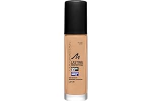 ‎MANHATTAN Manhattan Lasting Perfection 25 Stunden Make up, Soft Ivory 58, feuchtigkeitsspendende Foundation, langanhaltend, hohe Deckkraft, für einen makellosen Teint, 30 ml