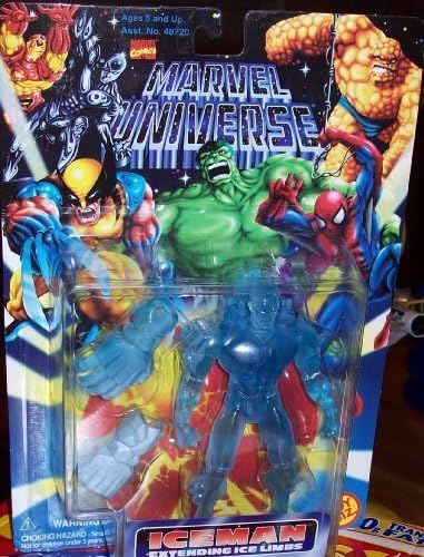 Iceman Action Figure Marvel Universe (with detatchable extending ice limbs)
