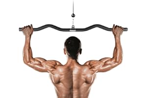 ‎LYNDWIN Lyndwin Latzugstange Bizeps Stange Klimmzugstangen Zugstange Muskelzugstange für Zuhause Bodybuilding Crossfit Krafttraining Fitness Gym Sport