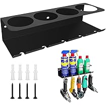 RANJIMA Sprühdosenhalter Mit 5 Löchern - Wandmontage Für Garage & Werkstatt 42cm