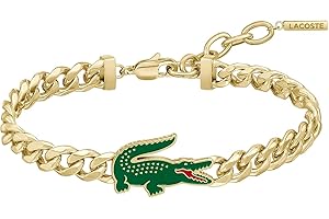 Lacoste Herren Armband aus Edelstahl – Silber- oder Goldoptik – Kollektion ARTHOR