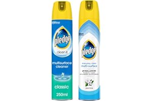 GENERIC Pledge Clean It Multisurface Polish Cleaner - 2 x 250ml (Classic and Jasmine)