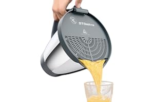 ‎OTOMITRA OTOmitra Ausgusssieb für Thermomix TM6 TM5, Abgießhilfe und Spritzschutz, BPA freies Nudelsieb, Siebaufsatz für Gemüse, Hilfe Wiegeteller, Thermomix Zubehör, Geschirrspülmaschinengeeignet