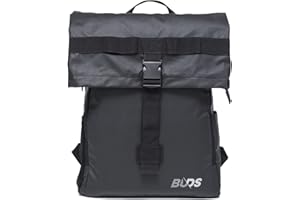 Sac à Dos Urbain City Bag Original [CBO] De Buds-Sports Pour Ordinateur Portable 15" - Volume Ajustable - Travail et Sport 15/25L - Fixation Exclusive Porte-Bagages Vélo