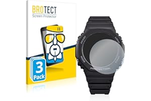 brotect Glass Screen Protector Film compatible with Casio G-Shock GA-B2100 (3 Pack) - Glass-Foil 9H Protection [Scratch Resistant, High Clarity]